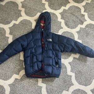 The North Face Kids Dark Blue Puffer Jacket